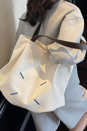 Versatile Women's Canvas Tote Bag - Large Capacity Casual Shoulder Bag for Commuting & Everyday Use