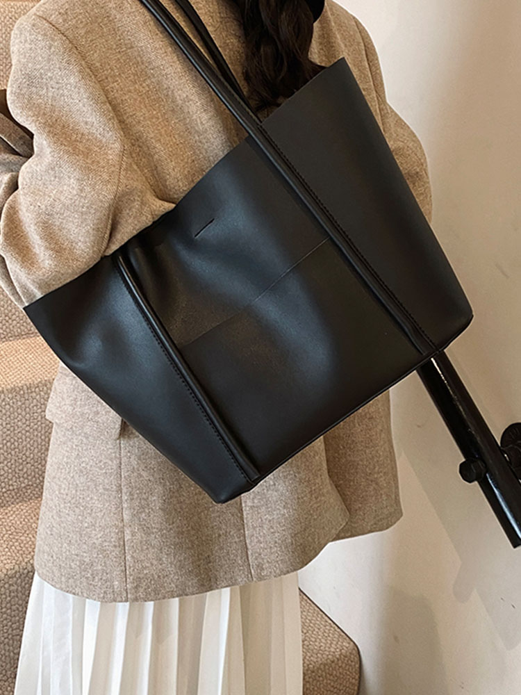 Versatile Women's Tote Bag - Large Capacity Casual Shoulder Bag in Korean Fashion for Spring/Summer 2025 Versatile Women's Tote Bag - Large Capacity Casual Shoulder Bag in Korean Fashion for Spring/Summer 2025