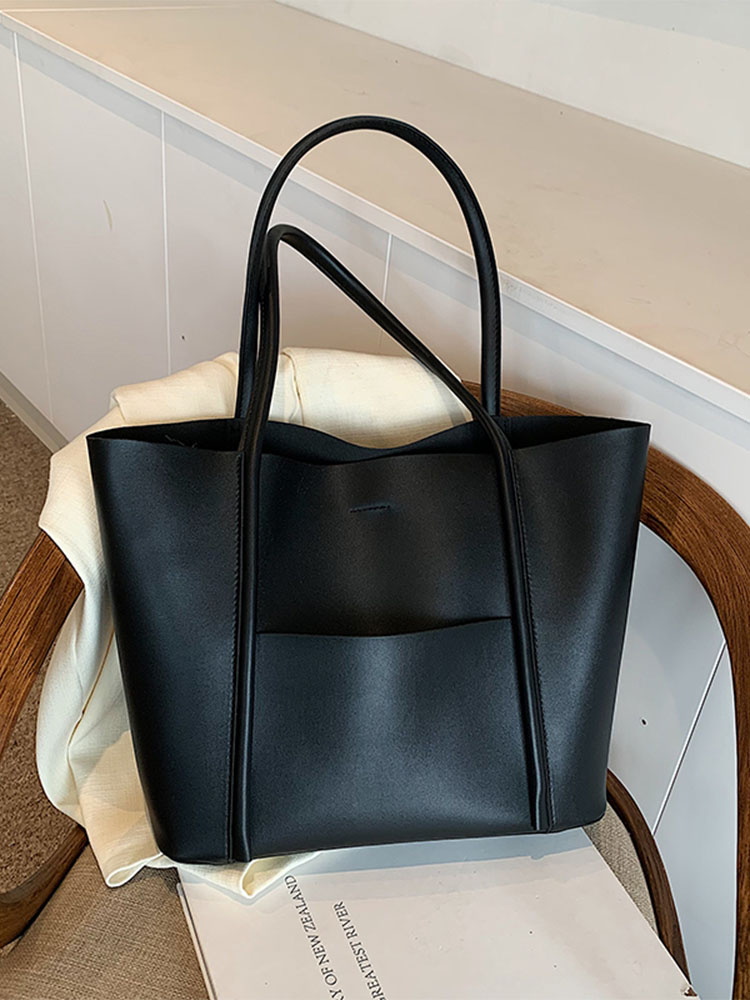 Versatile Women's Tote Bag - Large Capacity Casual Shoulder Bag in Korean Fashion for Spring/Summer 2025 Versatile Women's Tote Bag - Large Capacity Casual Shoulder Bag in Korean Fashion for Spring/Summer 2025