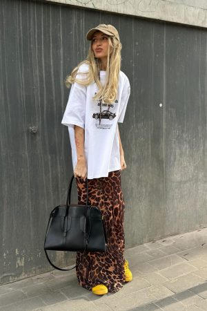 Vintage American Retro Car Pattern Oversized Short-Sleeve T-Shirt for Women - Summer Y2K Trendy Hot Girl Top