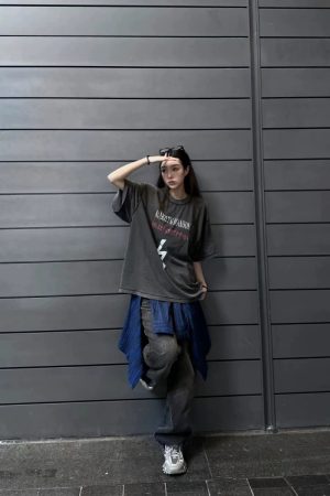 Vintage American Style Retro Marilyn Monroe Short-Sleeve T-Shirt for Men and Women - Y2K Fashion, Washed Look