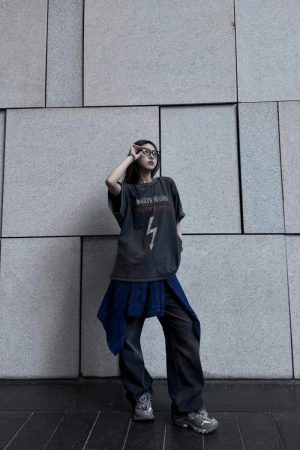 Vintage American Style Retro Marilyn Monroe Short-Sleeve T-Shirt for Men and Women - Y2K Fashion, Washed Look