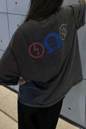 Vintage American Style Retro Marilyn Monroe Short-Sleeve T-Shirt for Men and Women - Y2K Fashion, Washed Look