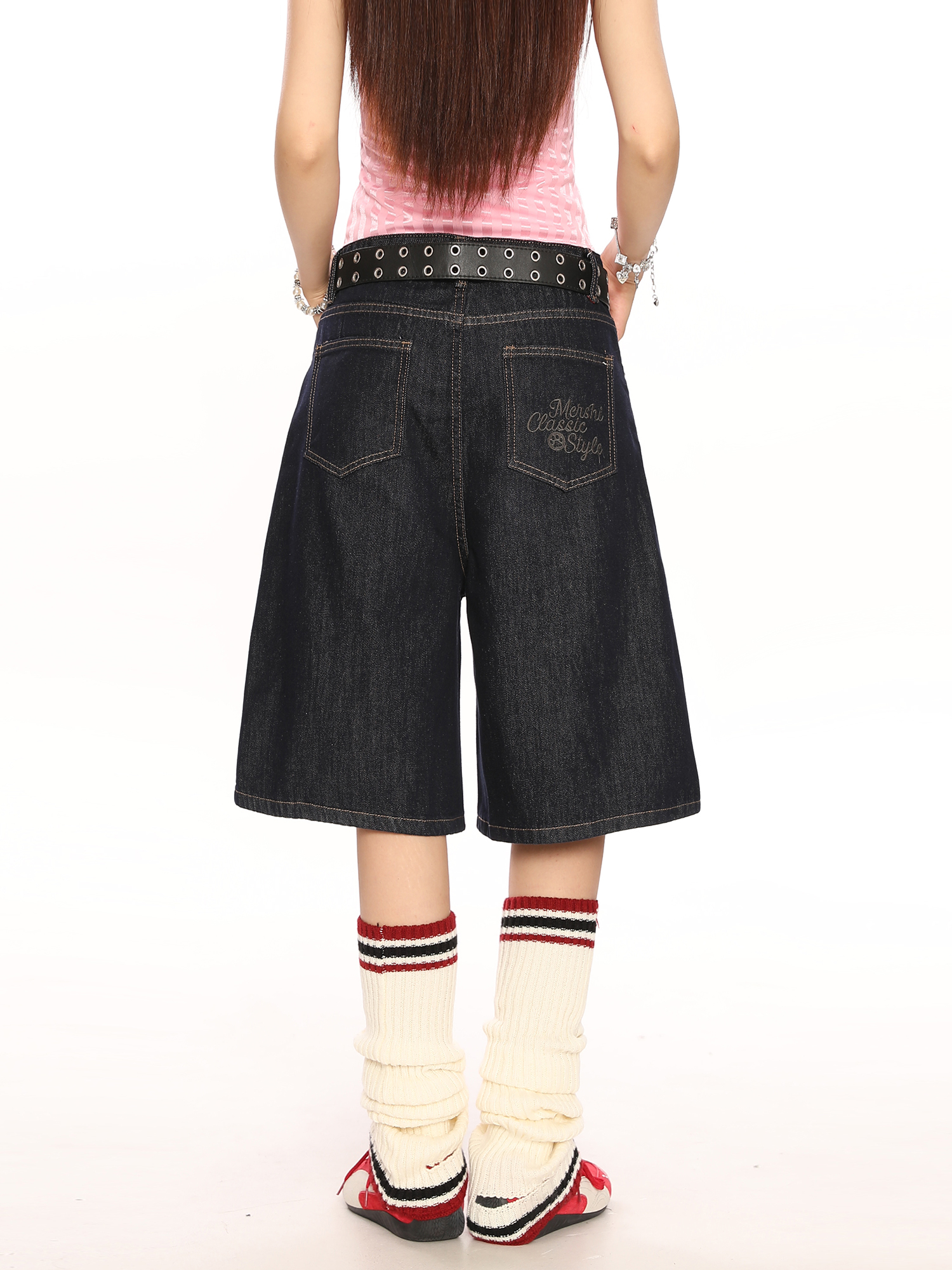 Vintage American-Style Wide-Leg Cargo Capri Pants for Women - Relaxed Fit Casual Slimming Versatile Summer Shorts Vintage American-Style Wide-Leg Cargo Capri Pants for Women - Relaxed Fit Casual Slimming Versatile Summer Shorts