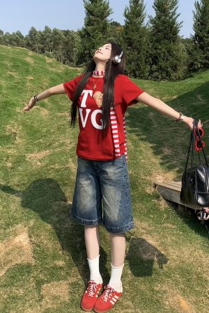 Vintage Dark Blue Wide-Leg Denim Shorts for Women - Loose-Fit Five-Point Style for Summer Casual Wear