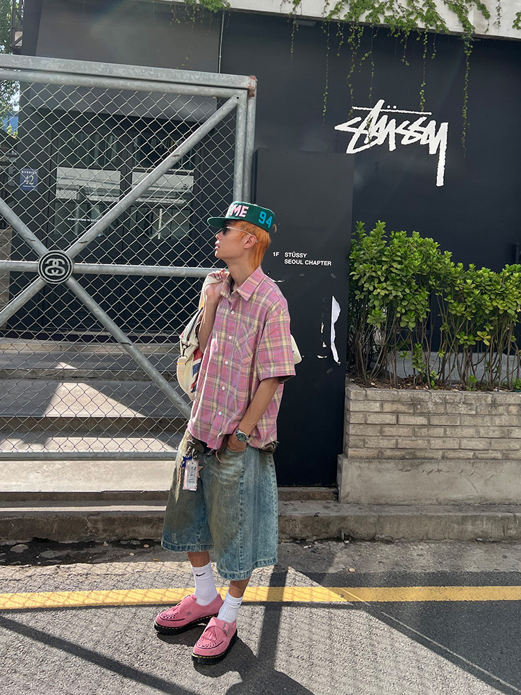 Vintage Dirty Dyed Wide-Leg Denim Capris for Men and Women - Casual Loose Fit Straight-Leg Summer Shorts, American Style Vintage Dirty Dyed Wide-Leg Denim Capris for Men and Women - Casual Loose Fit Straight-Leg Summer Shorts, American Style