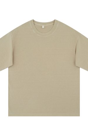 Vintage Distressed American Short Sleeve T-Shirt - Unisex Loose Fit, 90s Inspired Fashion, Retro Style, Casual Wear, 2025 Model