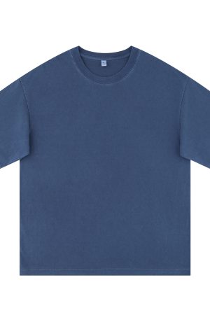 Vintage Distressed American Short Sleeve T-Shirt - Unisex Loose Fit, 90s Inspired Fashion, Retro Style, Casual Wear, 2025 Model