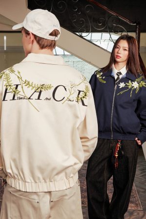 Vintage Double-Sided Striped Jacket with High-Intelligence 3D Embroidery | Old Money Style Fashion Outerwear