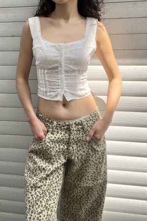 Vintage French Style Waist-Cinching Slim Sexy Square Neck Vest Tank Top for Women - 2025 Trendy Fashion Essential