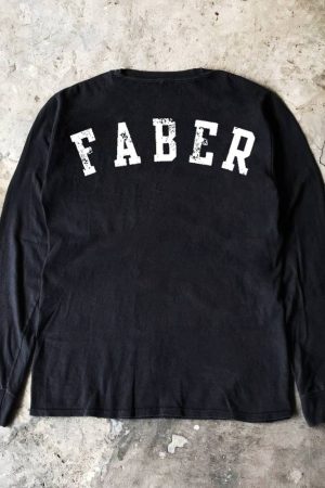 Vintage Hong Kong Style Heavyweight 280g Long Sleeve T-Shirt for Couples - Minimalist Loose Fit Fashion Top