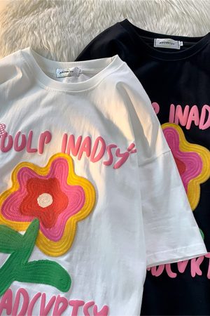 Vintage-Inspired Oversized Cotton T-Shirt for Men and Women, Plus Size, Trendy Loose Fit Couple's Top, Casual Style