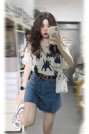 Vintage-Inspired Pure Cotton Loose Fit Short Sleeve T-Shirt for Men and Women, Plus Size, Niche Half-Sleeve Trendy Top