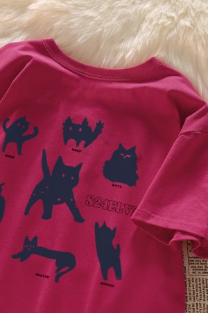 Vintage-Inspired Pure Cotton Loose Fit Short Sleeve T-Shirt for Men and Women, Plus Size, Niche Half-Sleeve Trendy Top