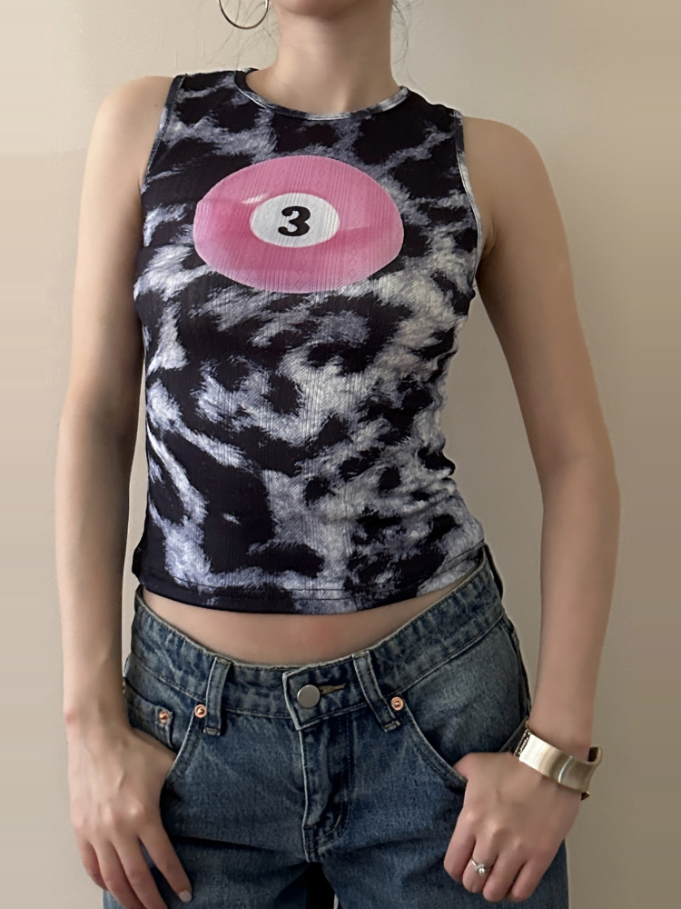 Vintage Leopard Print Slim Fit Tank Top | 2025 American Style Fashion Vintage Leopard Print Slim Fit Tank Top | 2025 American Style Fashion