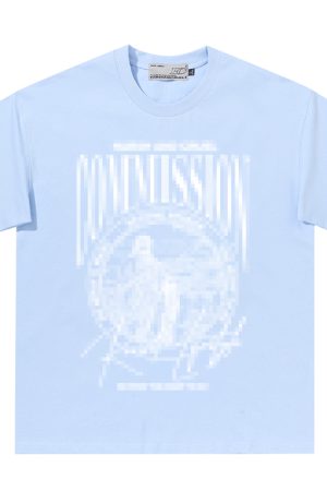 Vintage Letter Print Loose Fit Pure Cotton Couple T-Shirt in 90s Style