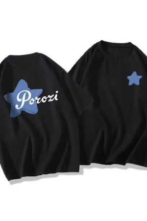 Vintage Oversized Short-Sleeve T-Shirt for Women - American High Street Style, Pure Cotton Summer Top, Y2K Fashion