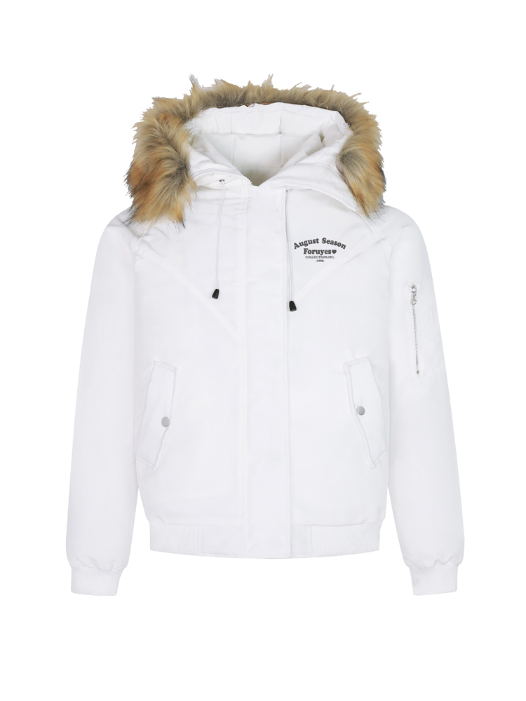 Vintage Slogan Embroidered Hooded Parka with Thick Fur Collar for Men and Women - Warm Cotton Jacket for Couples, Y2K Style Vintage Slogan Embroidered Hooded Parka with Thick Fur Collar for Men and Women - Warm Cotton Jacket for Couples, Y2K Style