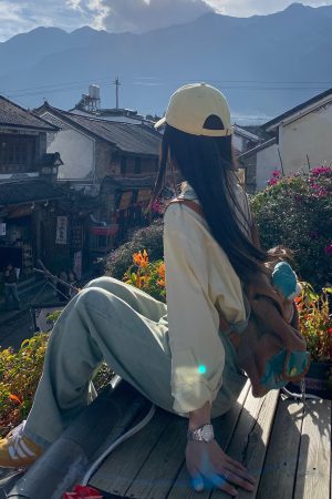 Vintage Washed Denim Overalls for Women - Casual Wide-Leg Jumpsuit for Spring/Summer 2025, Y2K Inspired Fashion