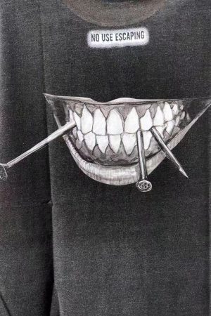 Vintage Washed Distressed Short Sleeve T-Shirt for Women - American Style Trendy Loose-Fitting Top, Casual 90s Inspired Fashion