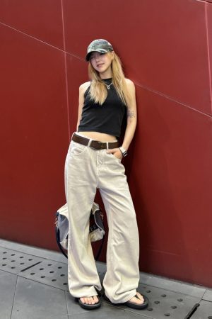 Water-Washed Soft Denim Straight Loose Pants for Men and Women - American Retro Style, Versatile Everyday Streetwear