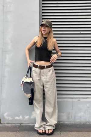 Water-Washed Soft Denim Straight Loose Pants for Men and Women - American Retro Style, Versatile Everyday Streetwear