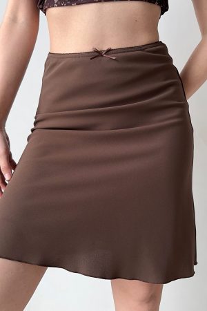 White Draped Midi Skirt for Women - Summer Mid-Waist Fitted Mermaid Style, European & American A-Line Design, Trendy Fashion Piece