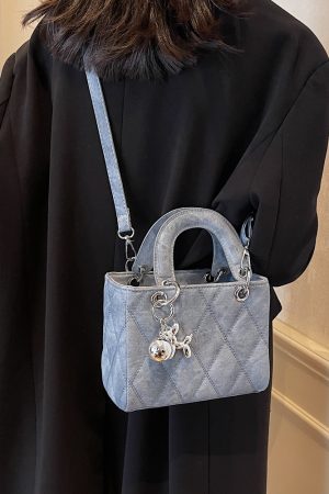 Winter Commuting Diamond Quilted Crossbody Bag - High-End Women's Handbag, Versatile Small Style for 2025