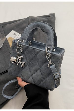 Winter Commuting Diamond Quilted Crossbody Bag - High-End Women's Handbag, Versatile Small Style for 2025