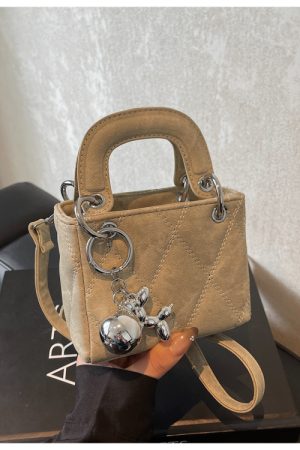 Winter Commuting Diamond Quilted Crossbody Bag - High-End Women's Handbag, Versatile Small Style for 2025