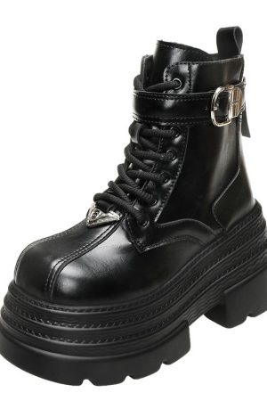Women's 10cm Martin Boots - Plush Slim Short Thick-Soled Height-Increasing Autumn Winter 2024 Style for Petite Fashion