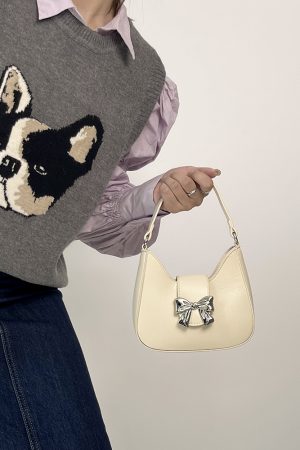 Women's Bowknot Chain Bag - Japanese & Korean Style Crossbody Handheld Small Bag - Fresh 2025 Design for Trendy Fashion