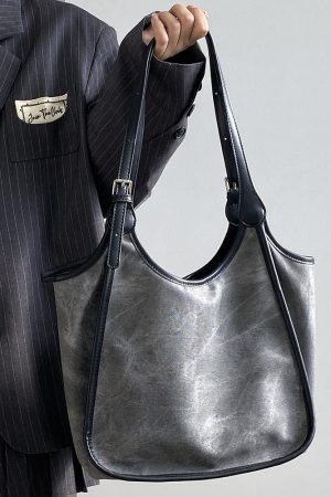 Women's Color-Blocking Commuter Tote Bag - Versatile Large Capacity Handbag for Everyday Use - Trendy 2025 Design