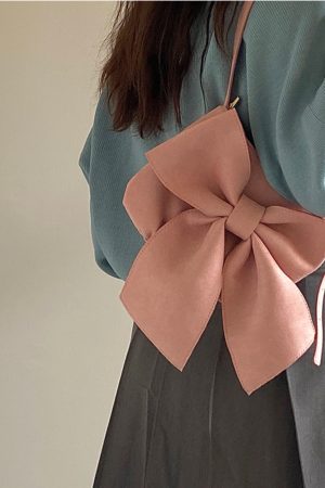 Women's Cute Big Bow Underarm Bag - Niche Design Shoulder Tote for Spring & Summer, Trendy Chic Style