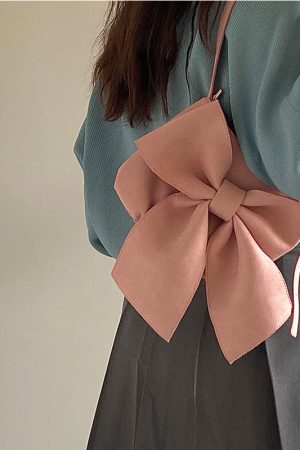 Women's Cute Big Bow Underarm Bag - Niche Design Shoulder Tote for Spring & Summer, Trendy Chic Style