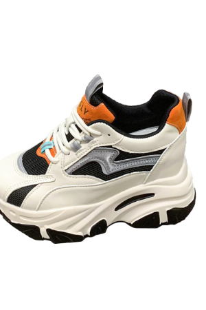 Women's Height-Increasing Dad Shoes - Soft-Soled Thick-Soled Sports Sneakers for Casual Wear - Trendy Autumn Winter 2024 Style