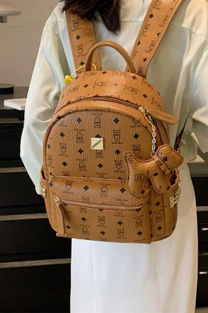 Women's High-End Fashion Backpack 2025 - Stylish School Bag for College Students & Trendy Travel Handbag
