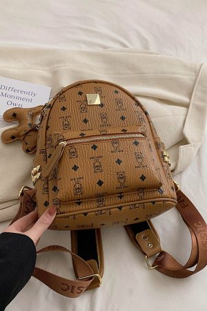 Women's High-End Fashion Backpack 2025 - Stylish School Bag for College Students & Trendy Travel Handbag