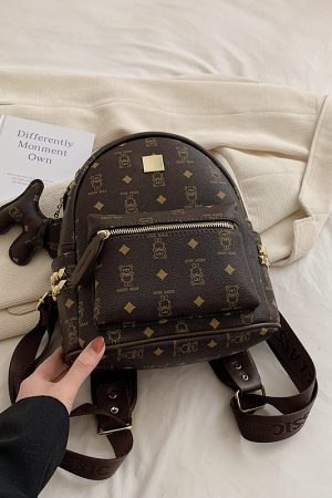 Women's High-End Fashion Backpack 2025 - Stylish School Bag for College Students & Trendy Travel Handbag