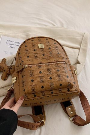 Women's High-End Fashion Backpack 2025 - Stylish School Bag for College Students & Trendy Travel Handbag