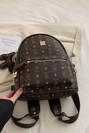 Women's High-End Fashion Backpack 2025 - Stylish School Bag for College Students & Trendy Travel Handbag