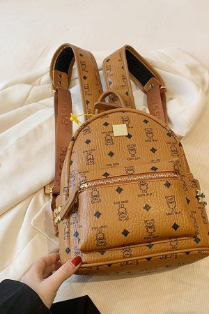 Women's High-End Fashion Backpack 2025 - Stylish School Bag for College Students & Trendy Travel Handbag
