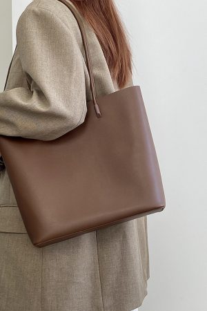 Women's Korean Style Commuter Tote Bag - Large Capacity Shoulder Bag for Spring/Summer 2025 - Trendy Niche Design