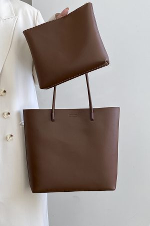 Women's Korean Style Commuter Tote Bag - Large Capacity Shoulder Bag for Spring/Summer 2025 - Trendy Niche Design