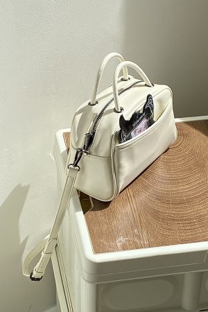 Women's Korean Style High-End Boston Bag - Lightweight Crossbody Handbag for 2025 INS Trend