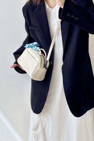 Women's Korean Style High-End Boston Bag - Lightweight Crossbody Handbag for 2025 INS Trend