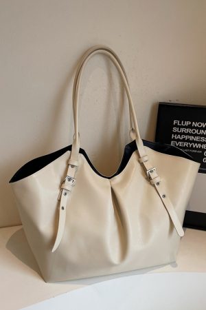 Women's Korean-Style Large-Capacity Shoulder Bag for Commuting - Trendy Winter 2025 Handbag