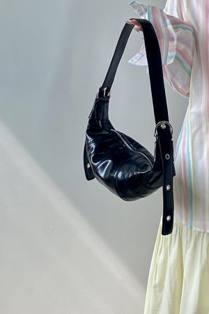 Women's Korean Style Versatile Croissant Horn Bag - High-End Dumpling Shoulder Crossbody Small Bag for 2025 Fashion Trends