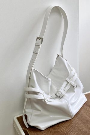 Women's Large Capacity Tote Bag - Korean Style Oil Leather Versatile Shoulder & Crossbody Bag for Everyday Use