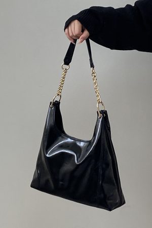 Women's Large Capacity Tote Bag - Niche Design Underarm Shoulder Crossbody Bag with Chain - Perfect for Commuting